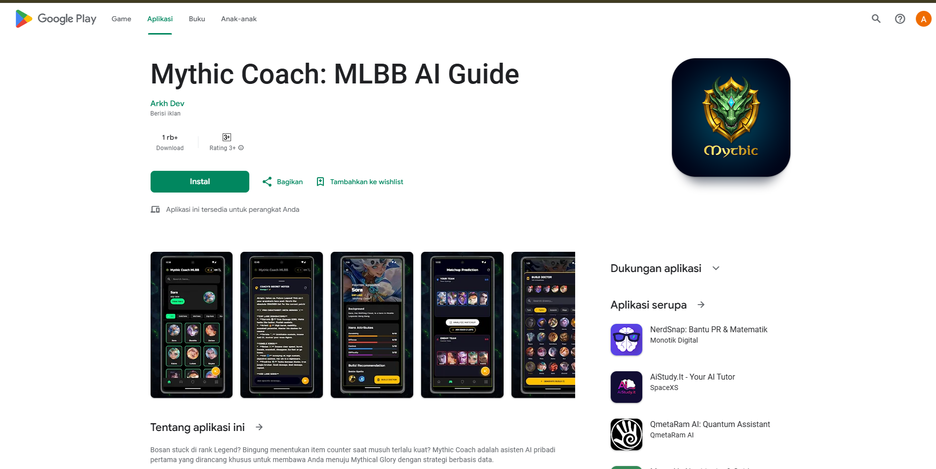 Mythic Coach: MLBB AI Guide